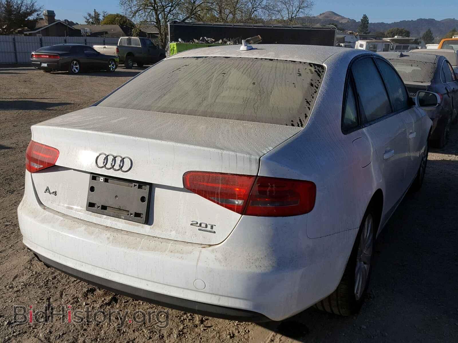 2013 AUDI A4 - VIN: WAUBFAFL3DN035152 - Фото 4