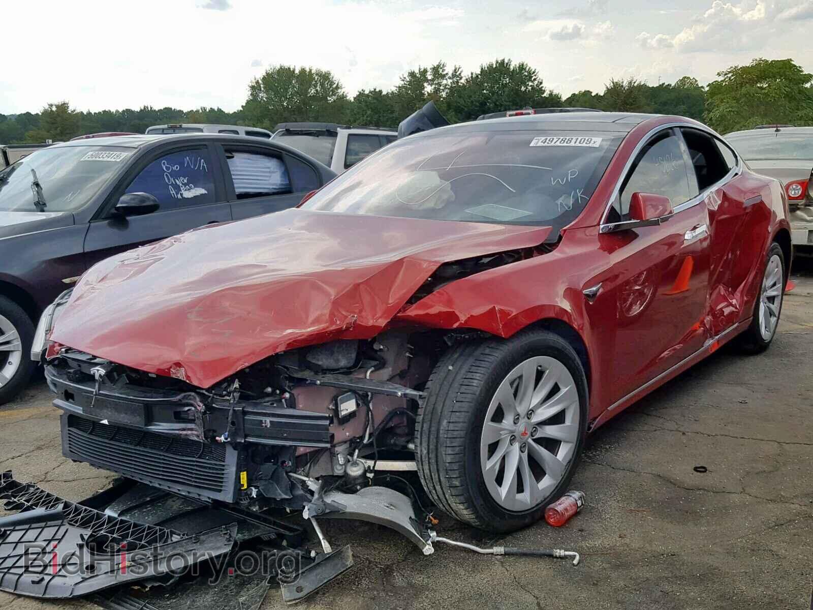 2017 TESLA MODEL S - VIN: 5YJSA1E23HF186555 - Фото 2