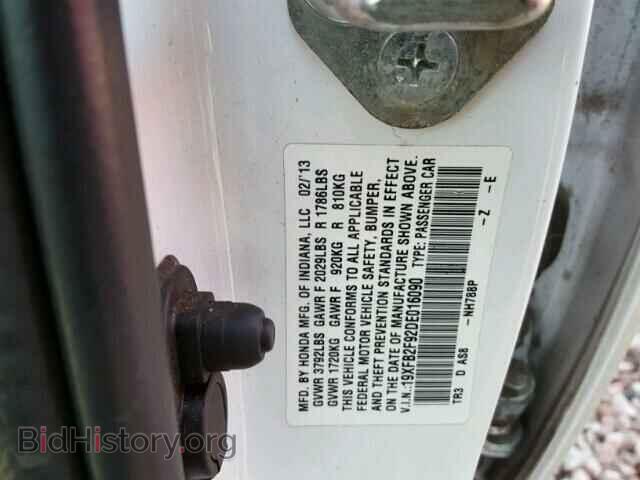 2013 HONDA CIVIC - VIN: 19XFB2F92DE016090 - Photo 10