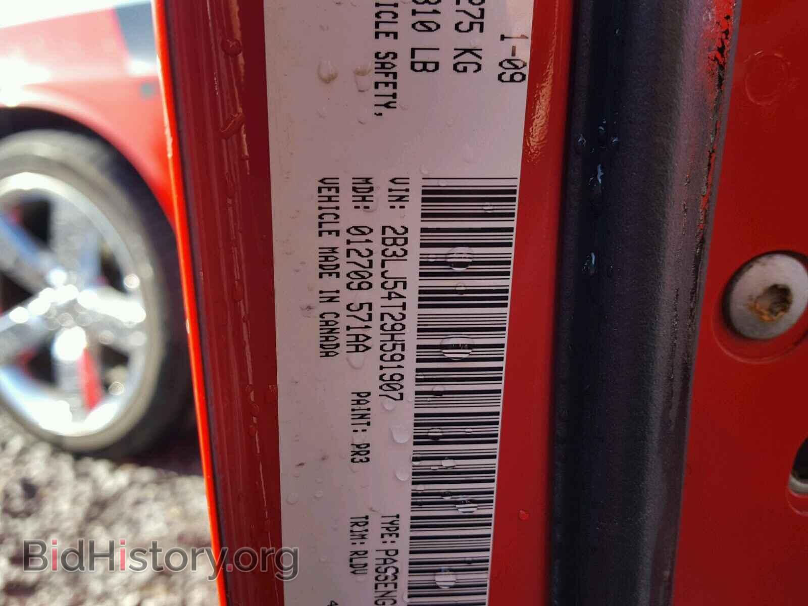 2009 DODGE CHALLENGER - VIN: 2B3LJ54T29H591907 - Фото 10