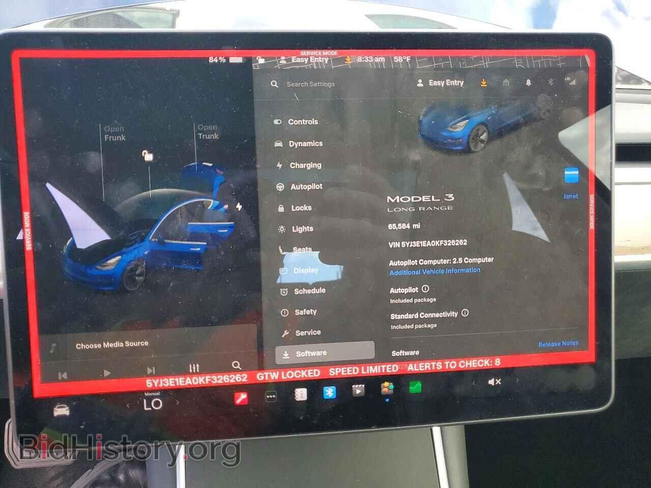 2019 TESLA MODEL 3 - VIN: 5YJ3E1EA0KF326262 - Photo 9