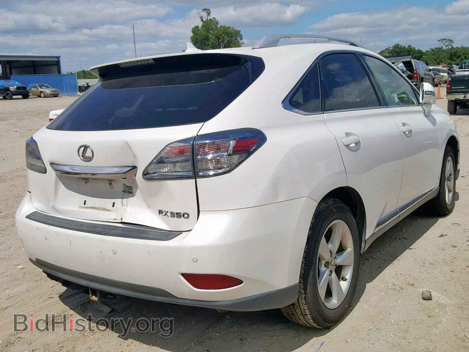 2012 LEXUS RX 350 - VIN: 2T2BK1BA8CC124814 - Фото 4