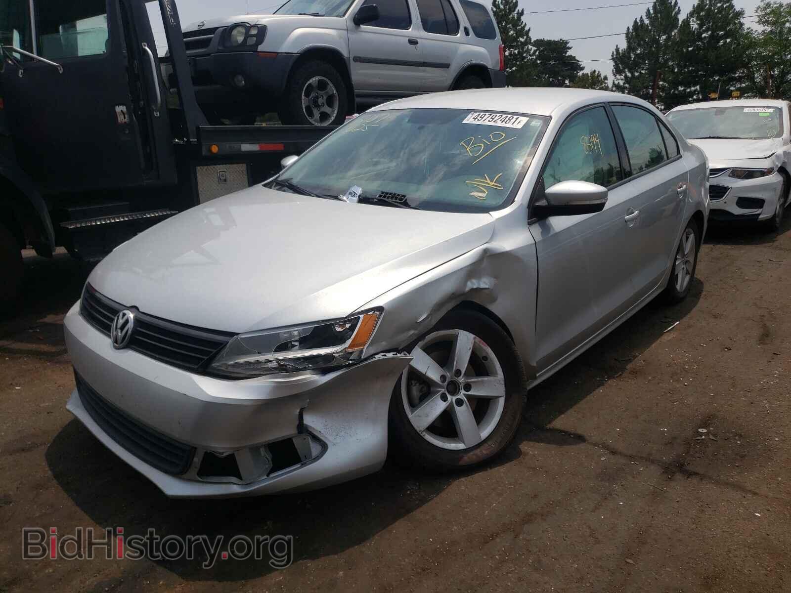2011 VOLKSWAGEN JETTA - VIN: 3VWLL7AJ3BM078323 - Фото 2