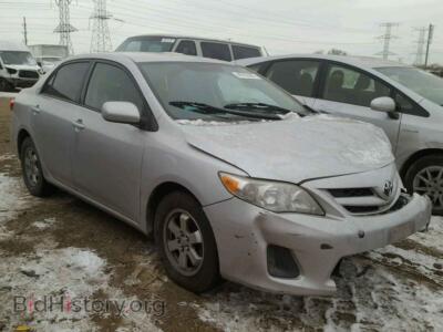 2011 Toyota COROLLA BA, silver — VIN 2T1BU4EE2BC554013, Copart