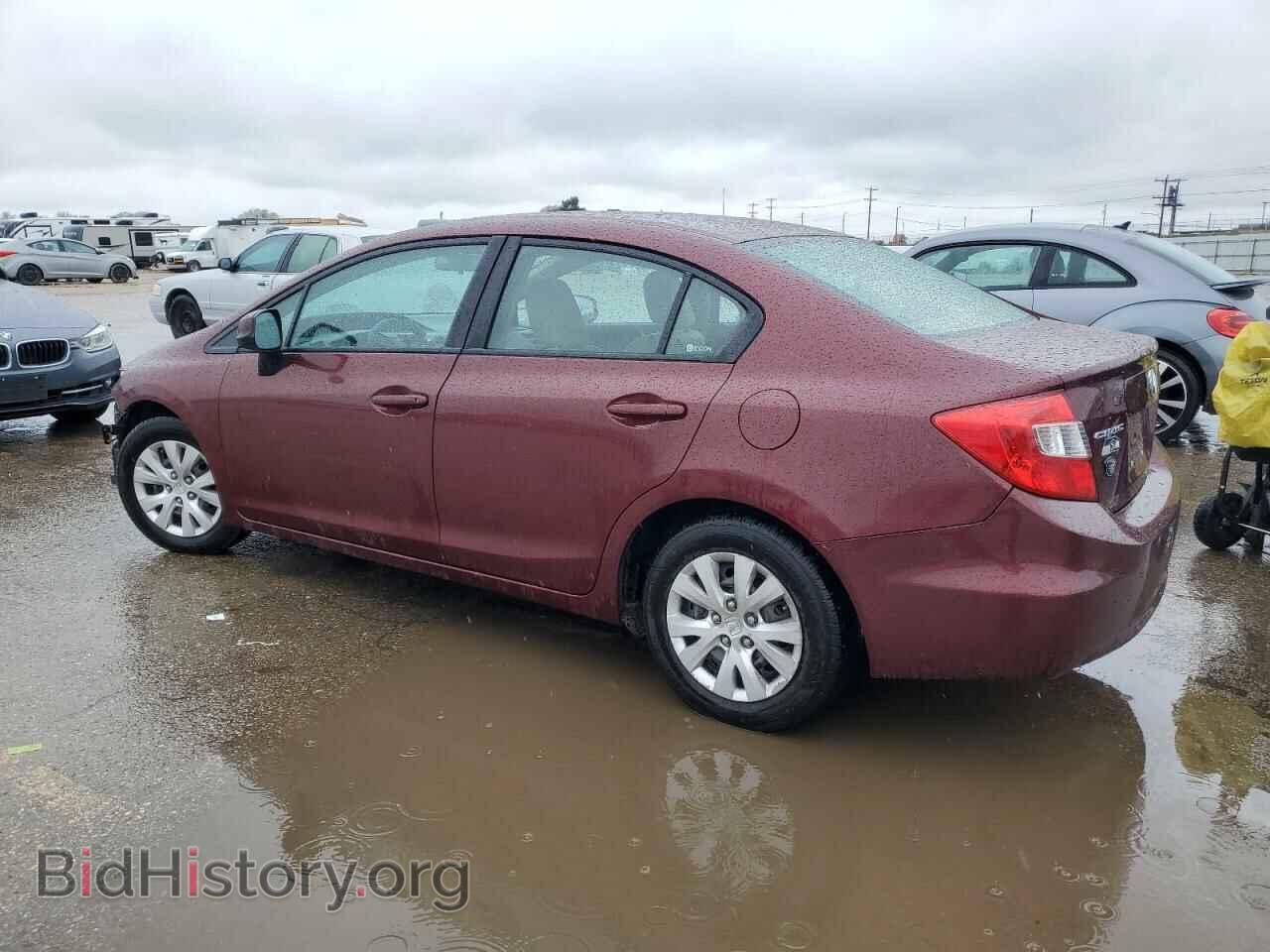 2012 HONDA CIVIC - VIN: 2HGFB2F51CH604628 - Фото 2