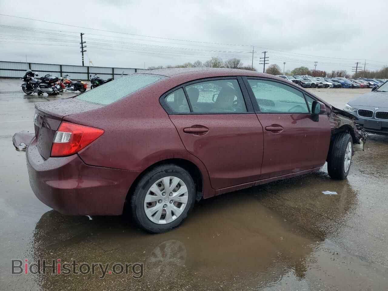 2012 HONDA CIVIC - VIN: 2HGFB2F51CH604628 - Фото 3