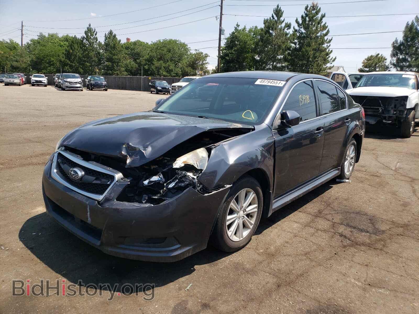 2012 SUBARU LEGACY - VIN: 4S3BMBC62C3018205 - Фото 2