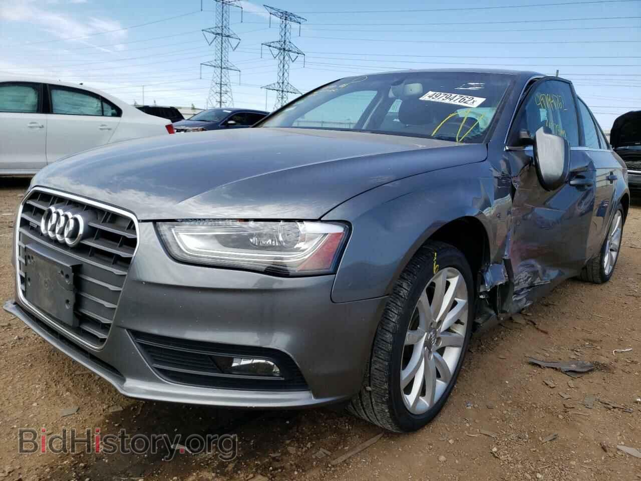 2013 AUDI A4 - VIN: WAUKFAFL4DN012690 - Фото 2