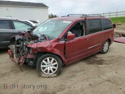 2015 Chrysler MINIVAN Town & COU, burgundy — VIN 2C4RC1BG0FR588429, Copart