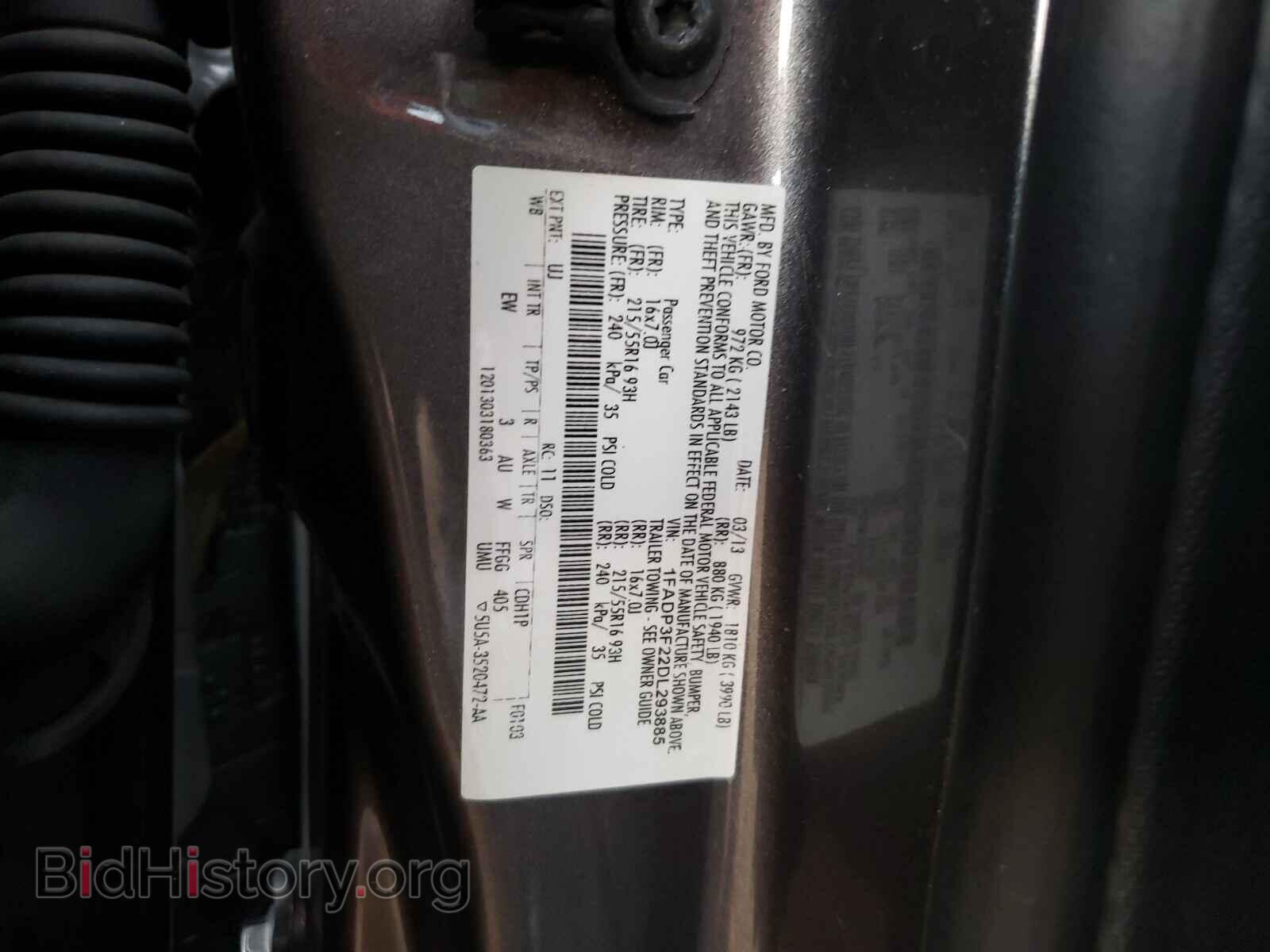 2013 FORD FOCUS - VIN: 1FADP3F22DL293885 - Photo 10
