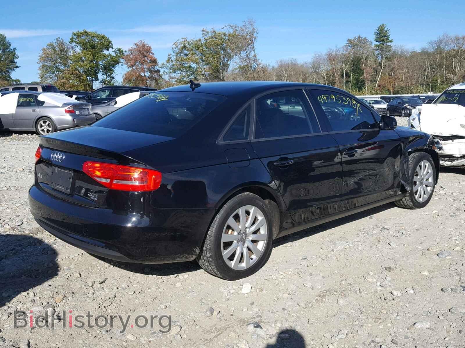 2013 AUDI A4 - VIN: WAUBFAFL0DN026022 - Фото 4