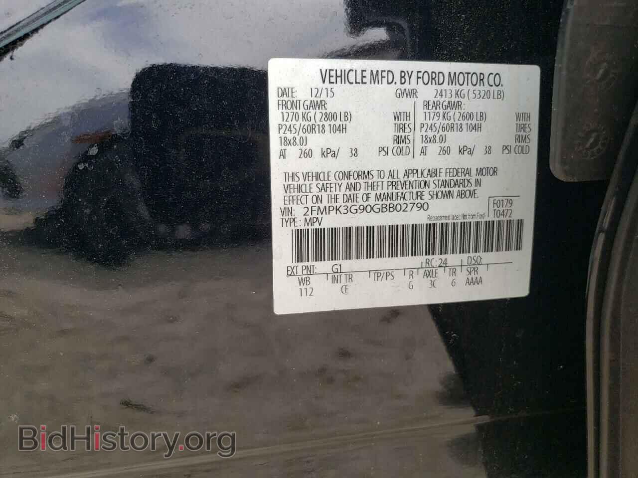 2016 FORD EDGE - VIN: 2FMPK3G90GBB02790 - Photo 13