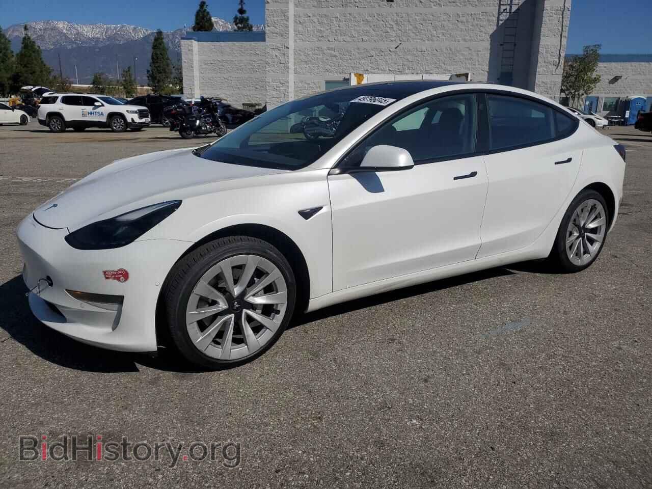 Photo 5YJ3E1EA0NF144372 - TESLA MODEL 3 2022