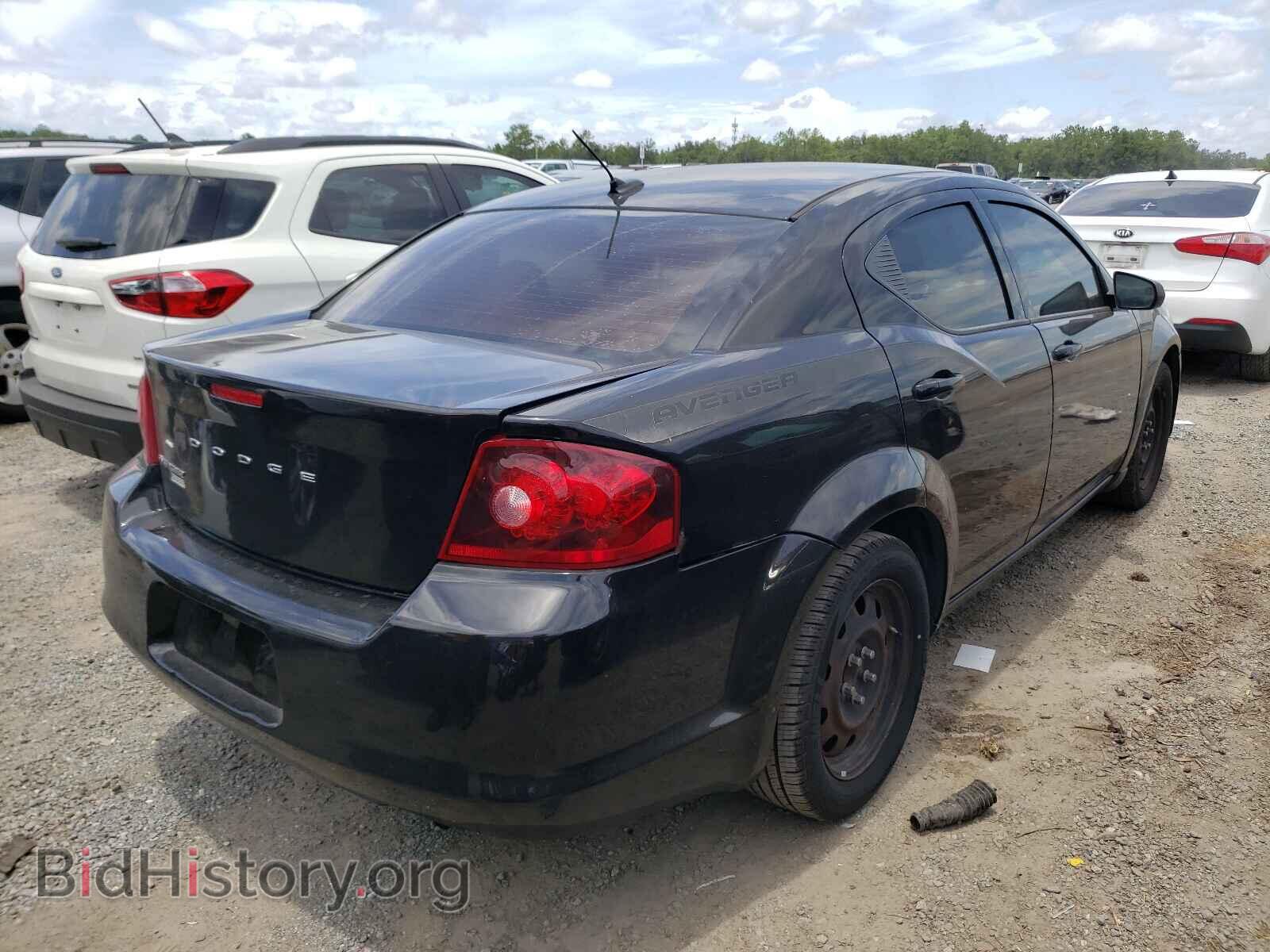 2013 DODGE AVENGER - VIN: 1C3CDZAB9DN630408 - Фото 4