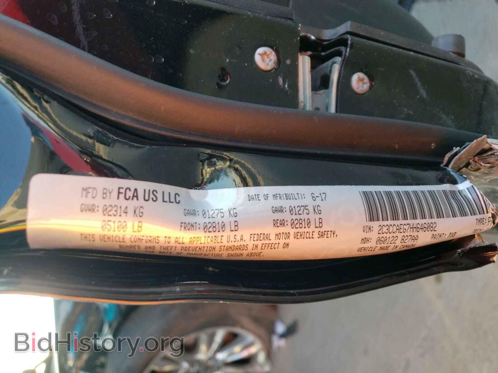 2017 CHRYSLER 300 - VIN: 2C3CCAEG7HH646082 - Фото 10