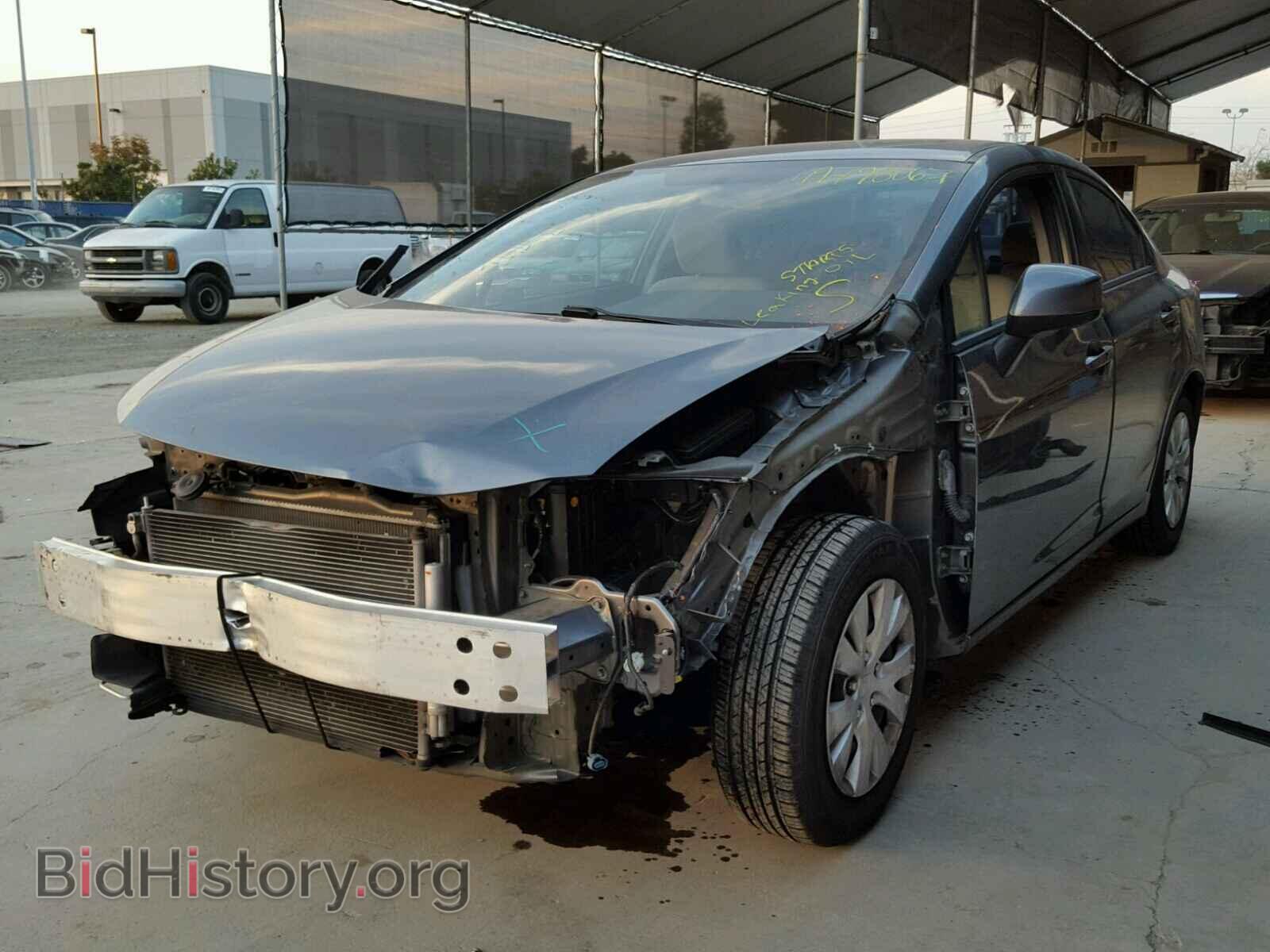 2012 HONDA CIVIC - VIN: 19XFB2F55CE390592 - Фото 2