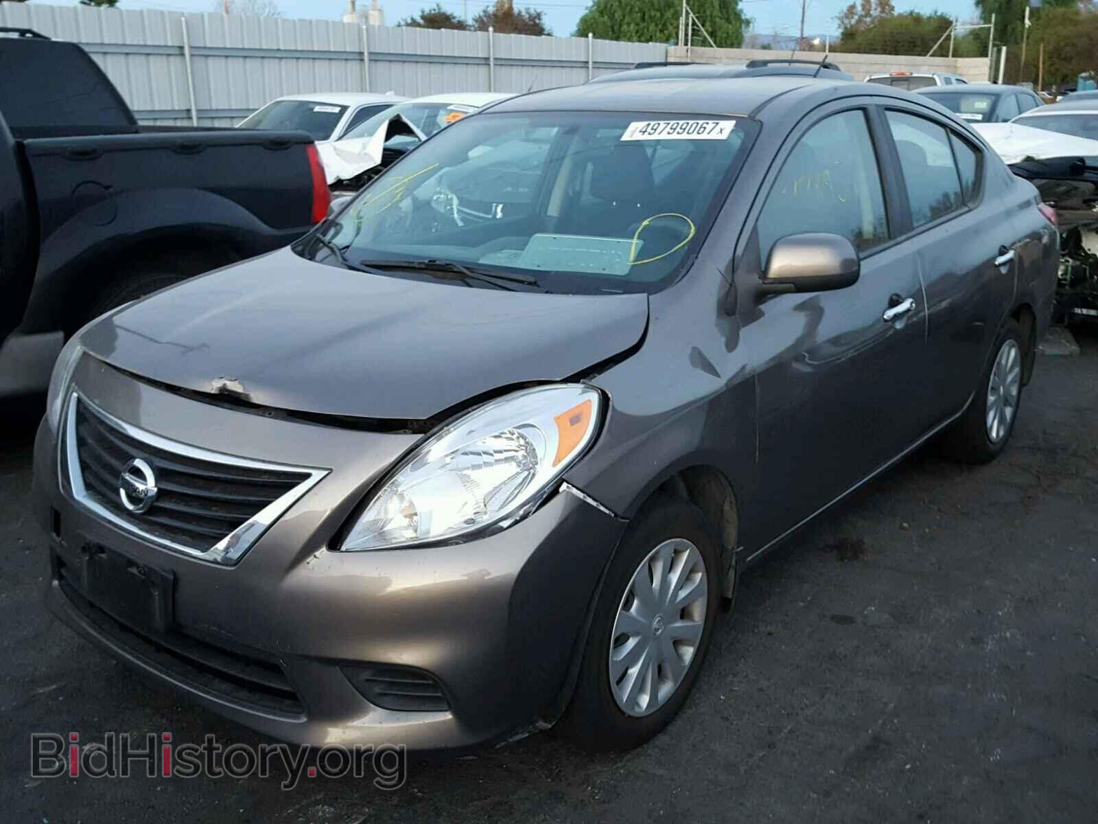 2012 NISSAN VERSA - VIN: 3N1CN7AP5CL904617 - Фото 2