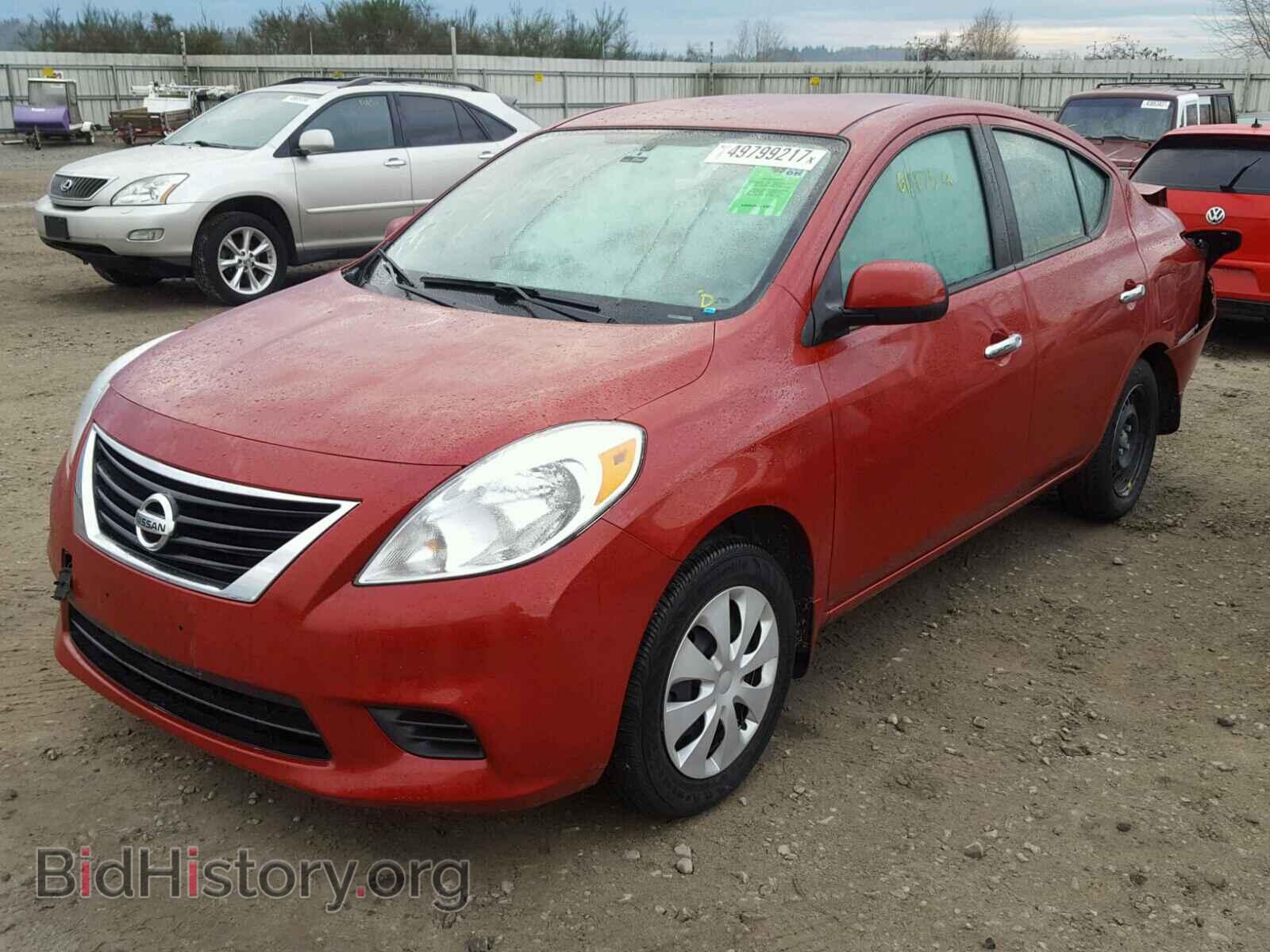 2012 NISSAN VERSA - VIN: 3N1CN7AP5CL928657 - Фото 2