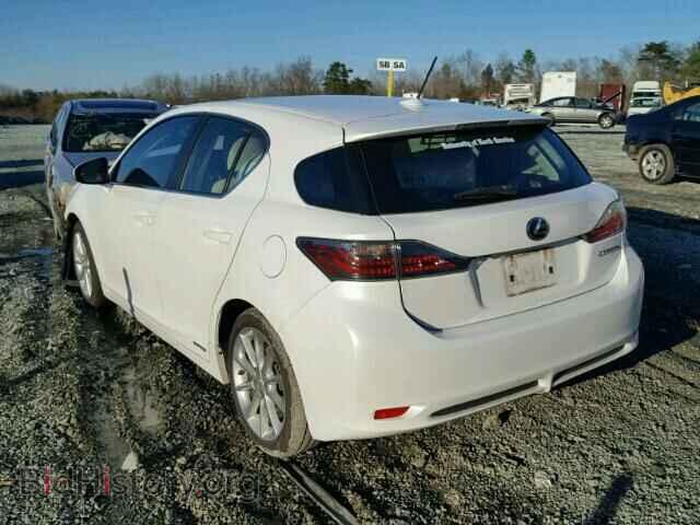 2012 LEXUS CT 200 - VIN: JTHKD5BH6C2058585 - Фото 3