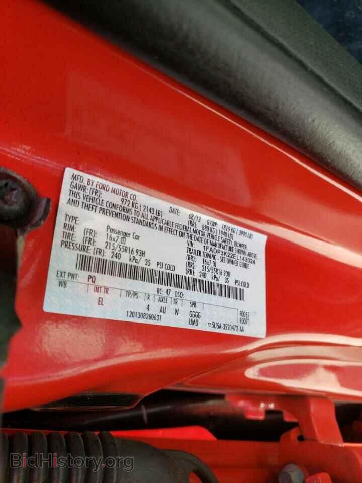 2014 FORD FOCUS - VIN: 1FADP3K22EL143024 - Фото 12