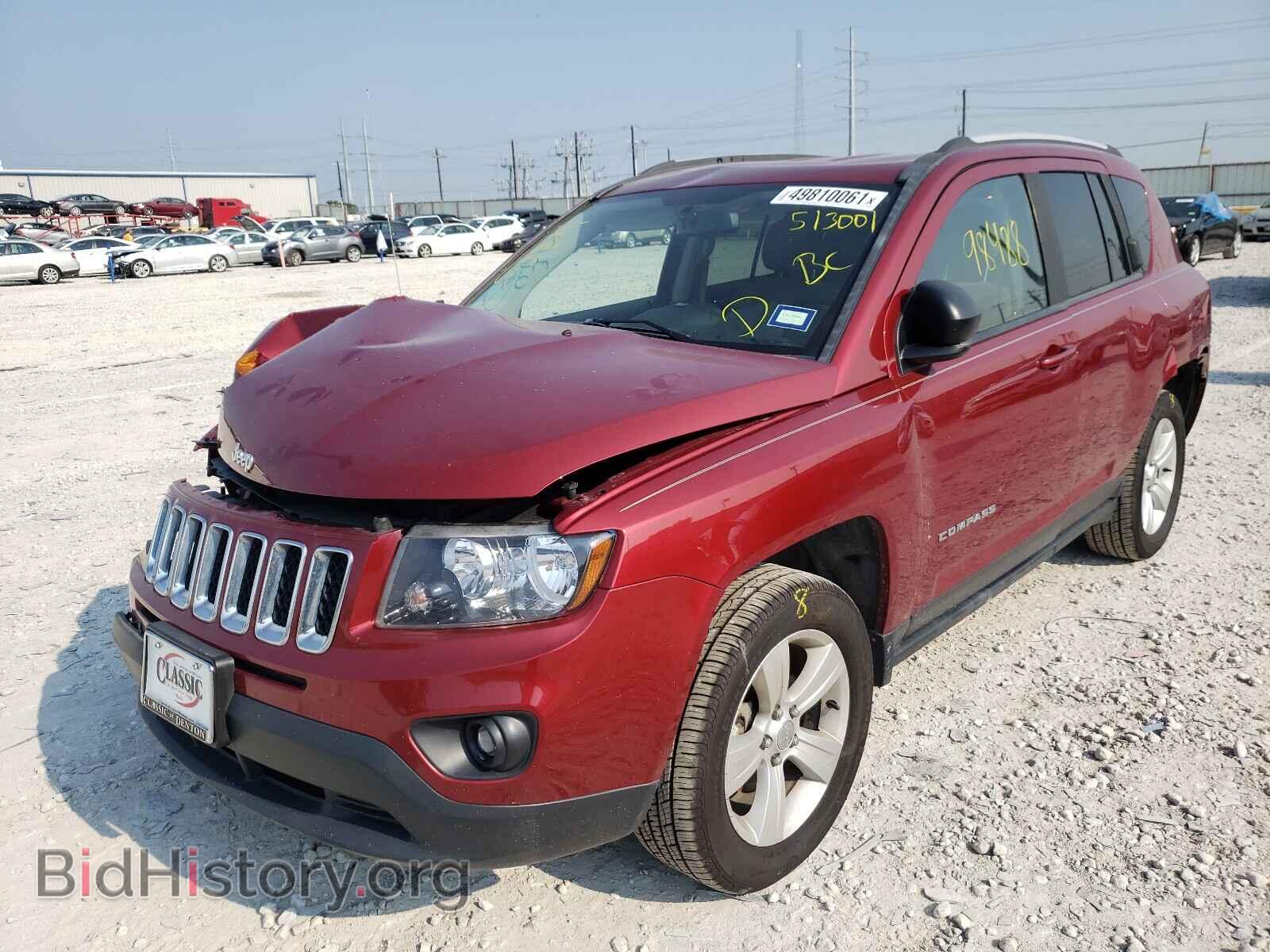 2016 JEEP COMPASS - VIN: 1C4NJCBA5GD513001 - Фото 2
