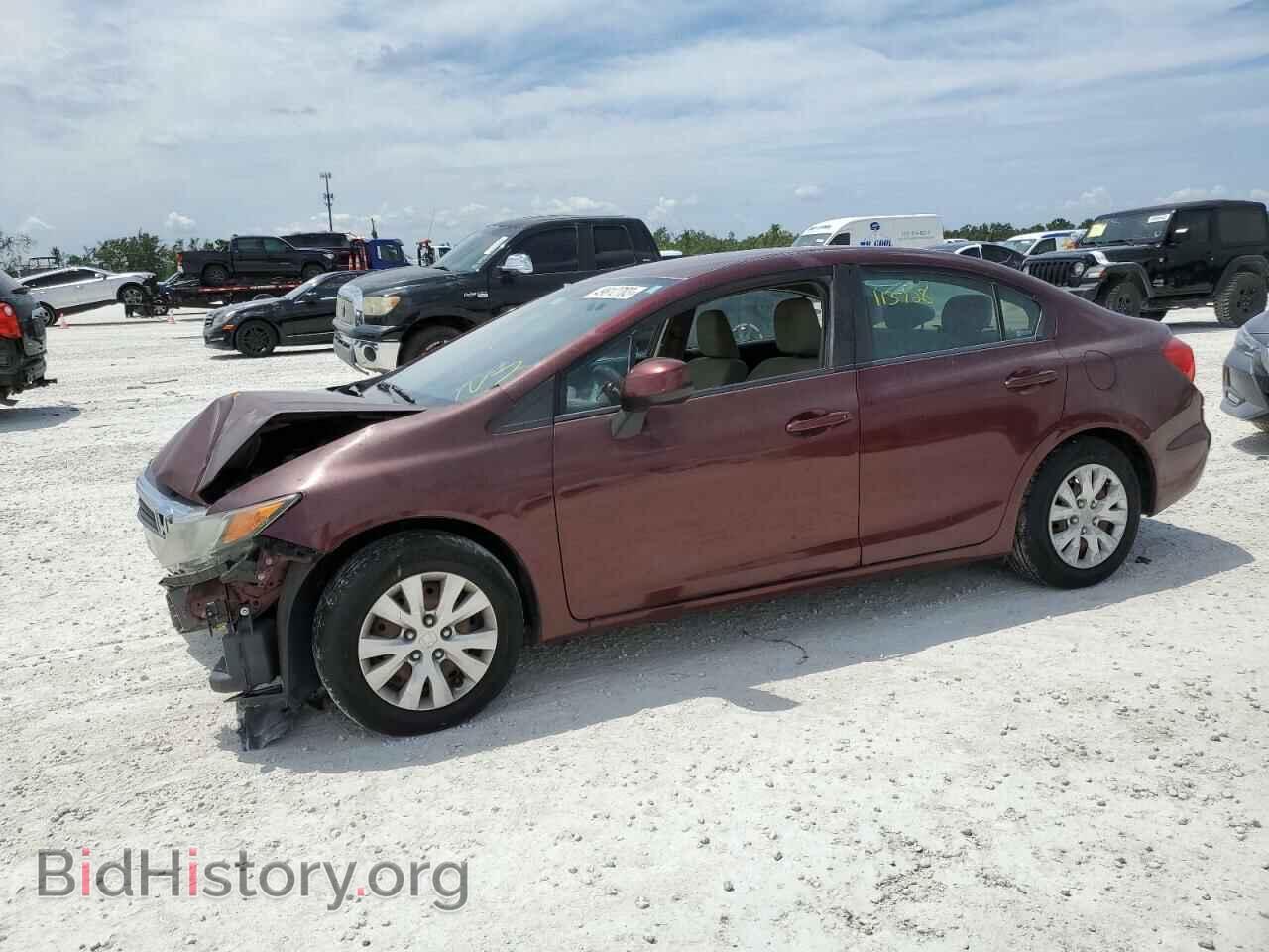 Фотография 2HGFB2F57CH608103 - HONDA CIVIC 2012
