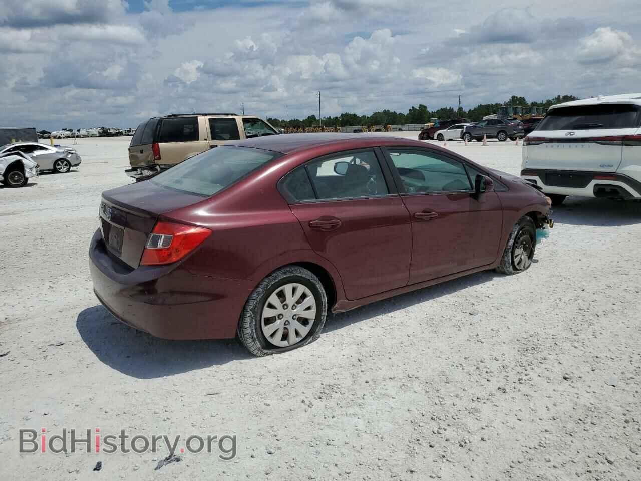 2012 HONDA CIVIC - VIN: 2HGFB2F57CH608103 - Photo 3