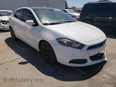 2016 Dodge DART Dart SXT, белый — VIN 1C3CDFBB3GD736344, Copart