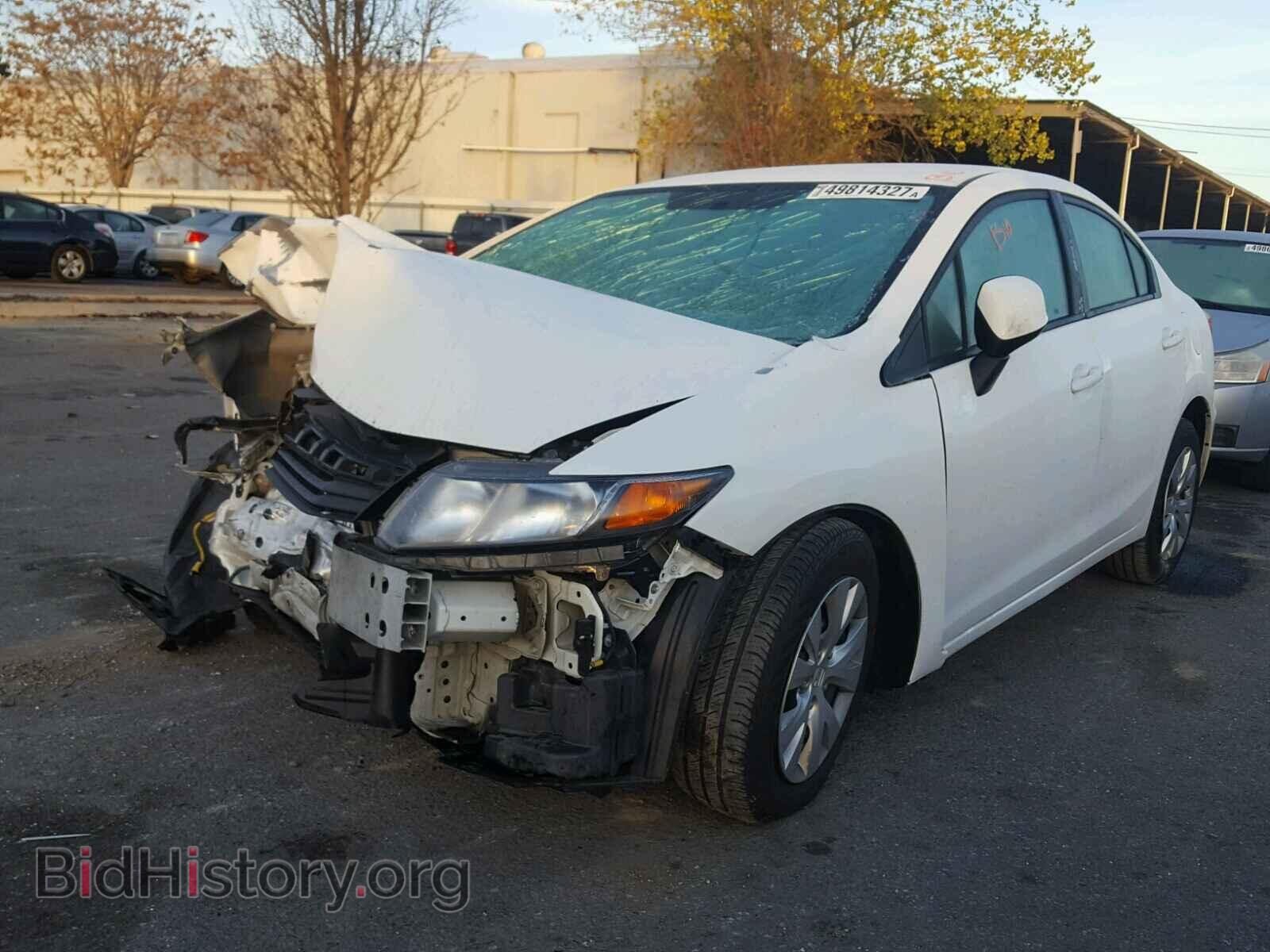 2012 HONDA CIVIC - VIN: 2HGFB2F57CH598401 - Фото 2