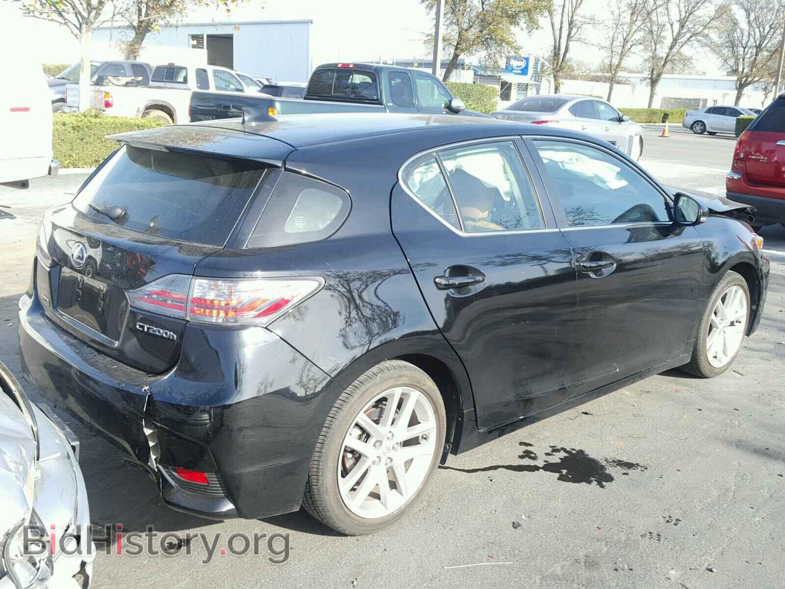 2014 LEXUS CT 200 - VIN: JTHKD5BH7E2182366 - Фото 4