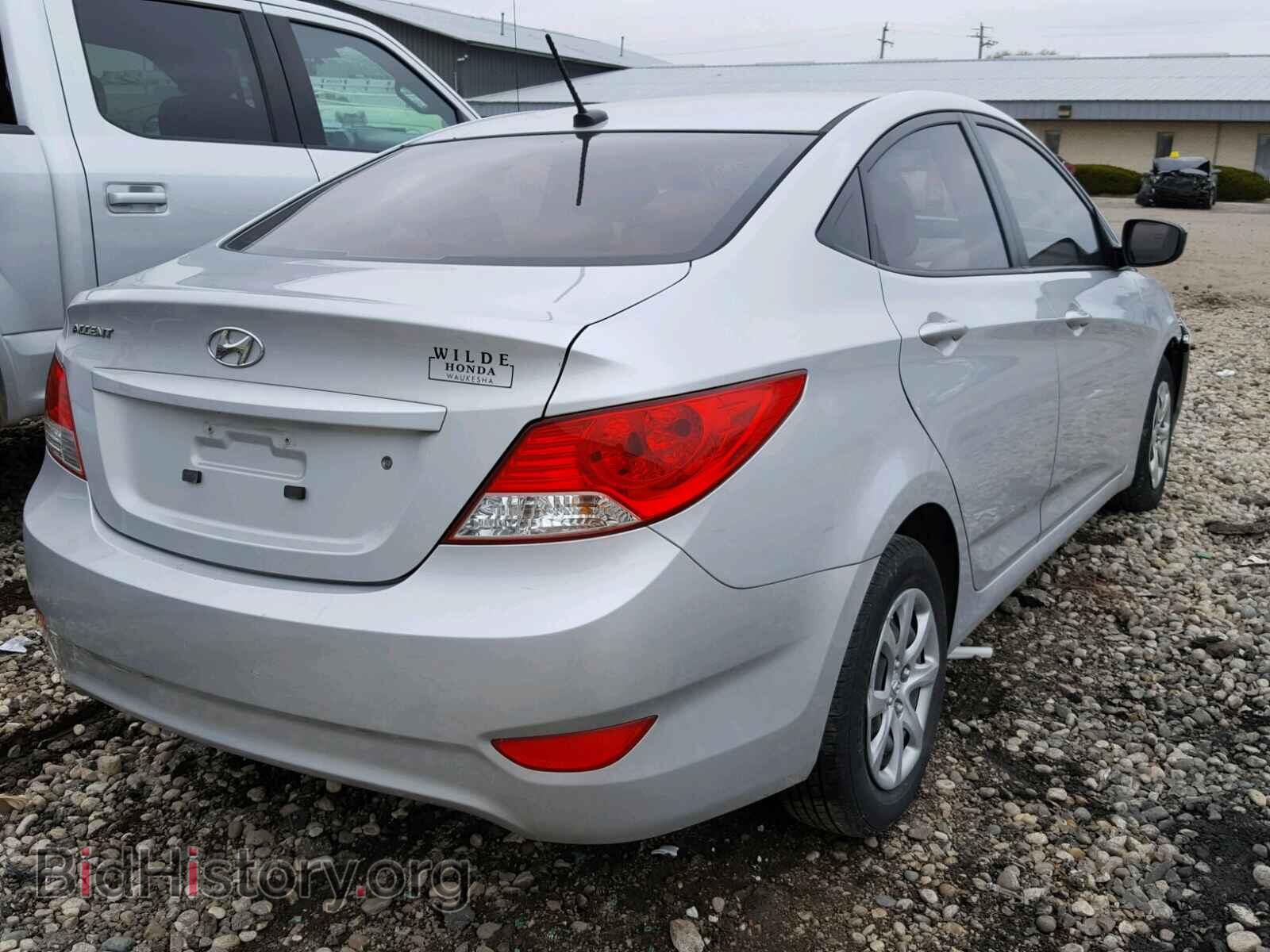 2014 HYUNDAI ACCENT - VIN: KMHCT4AE4EU719818 - Фото 4