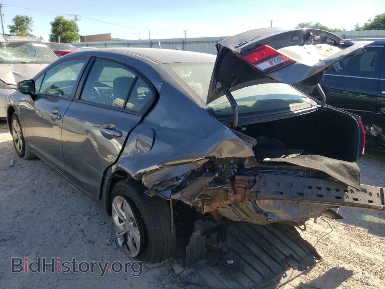 2013 HONDA CIVIC - VIN: 19XFB2F52DE036711 - Фото 3