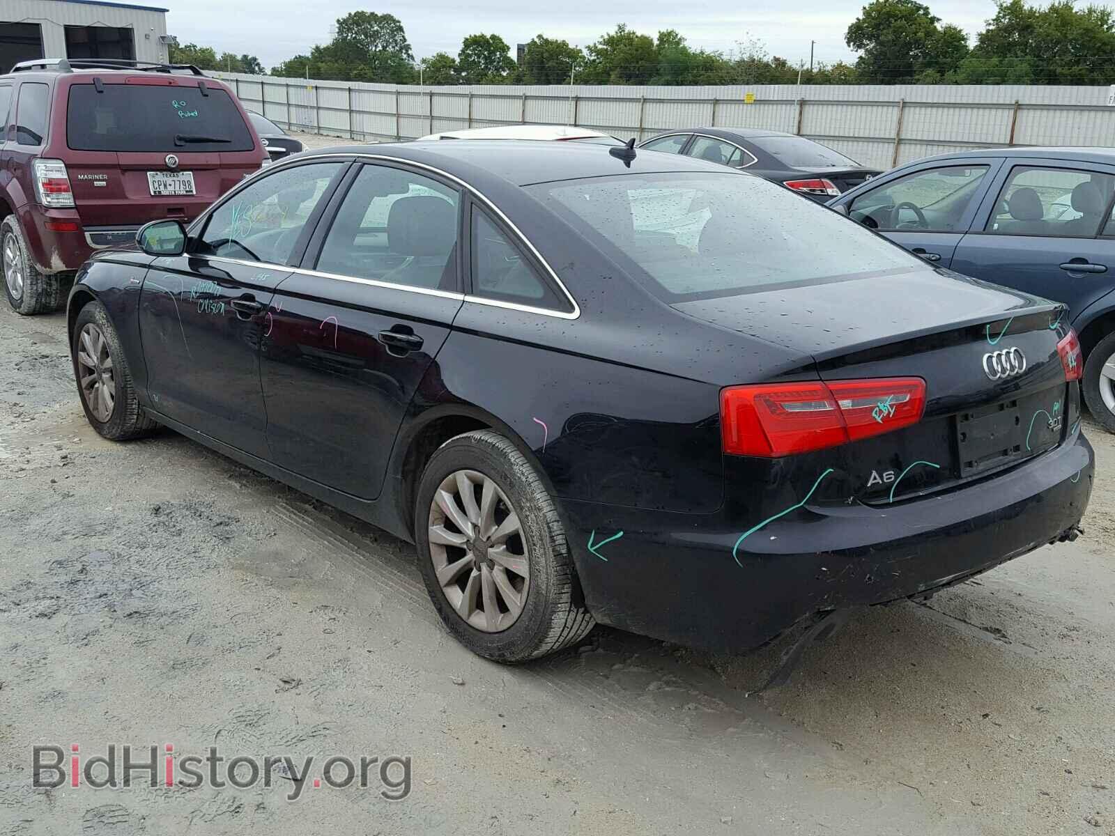2013 AUDI A6 - VIN: WAUFGAFC1DN020003 - Фото 3