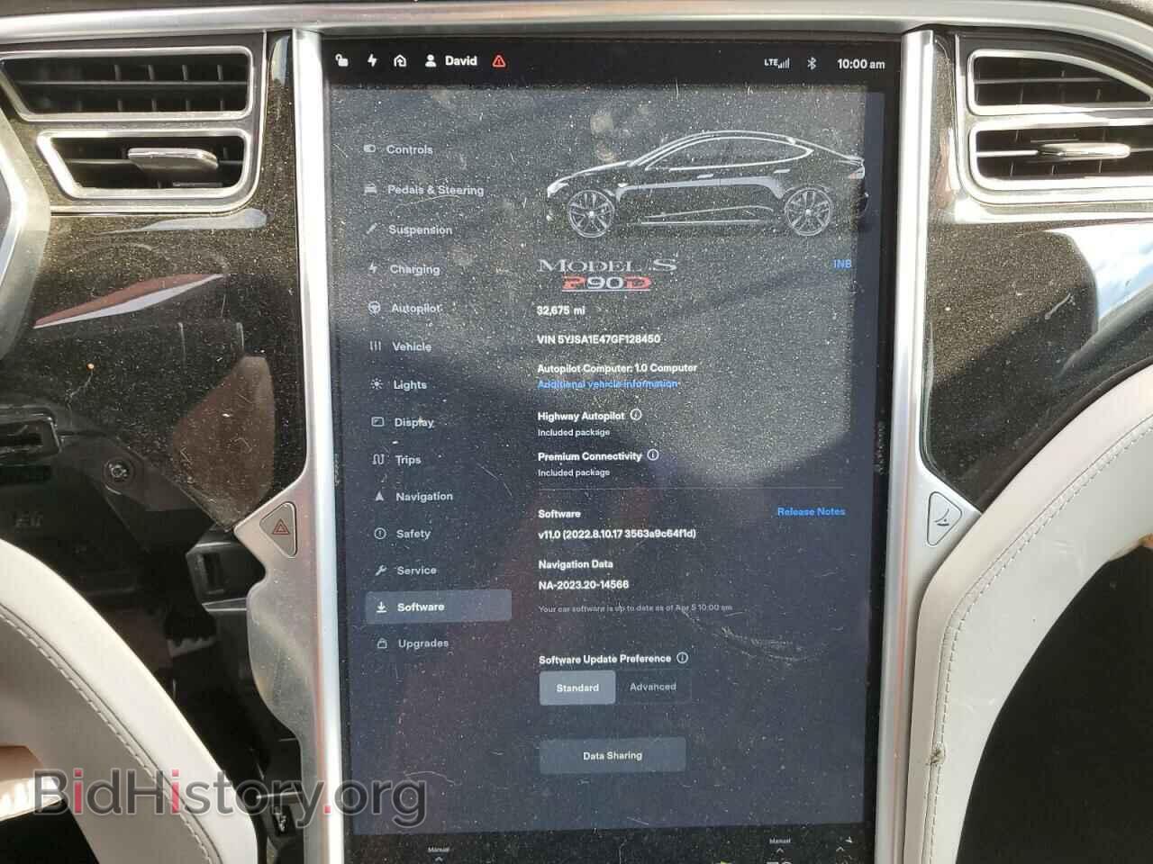 2016 TESLA MODEL S - VIN: 5YJSA1E47GF128450 - Photo 9