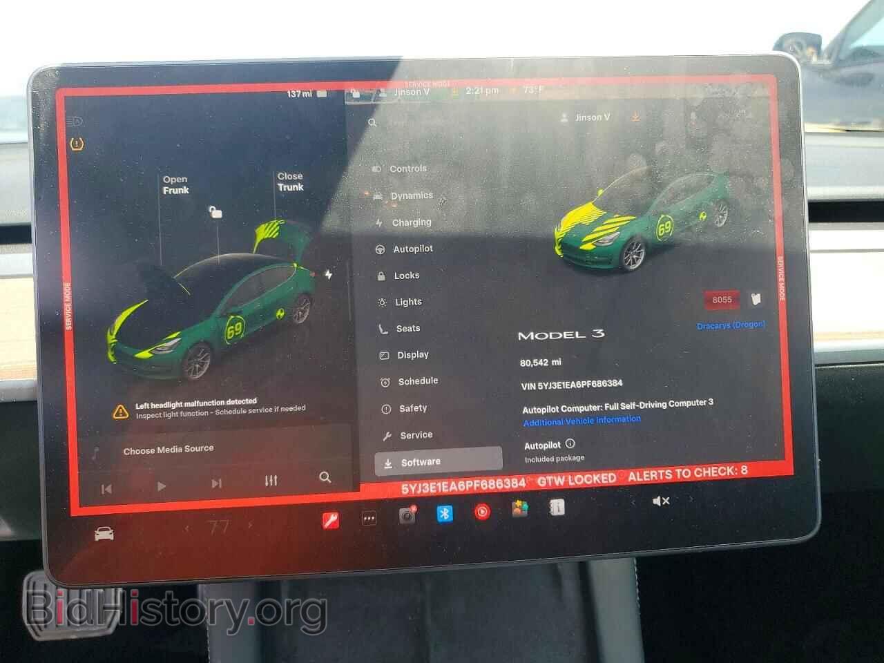 2023 TESLA MODEL 3 - VIN: 5YJ3E1EA6PF686384 - Photo 9