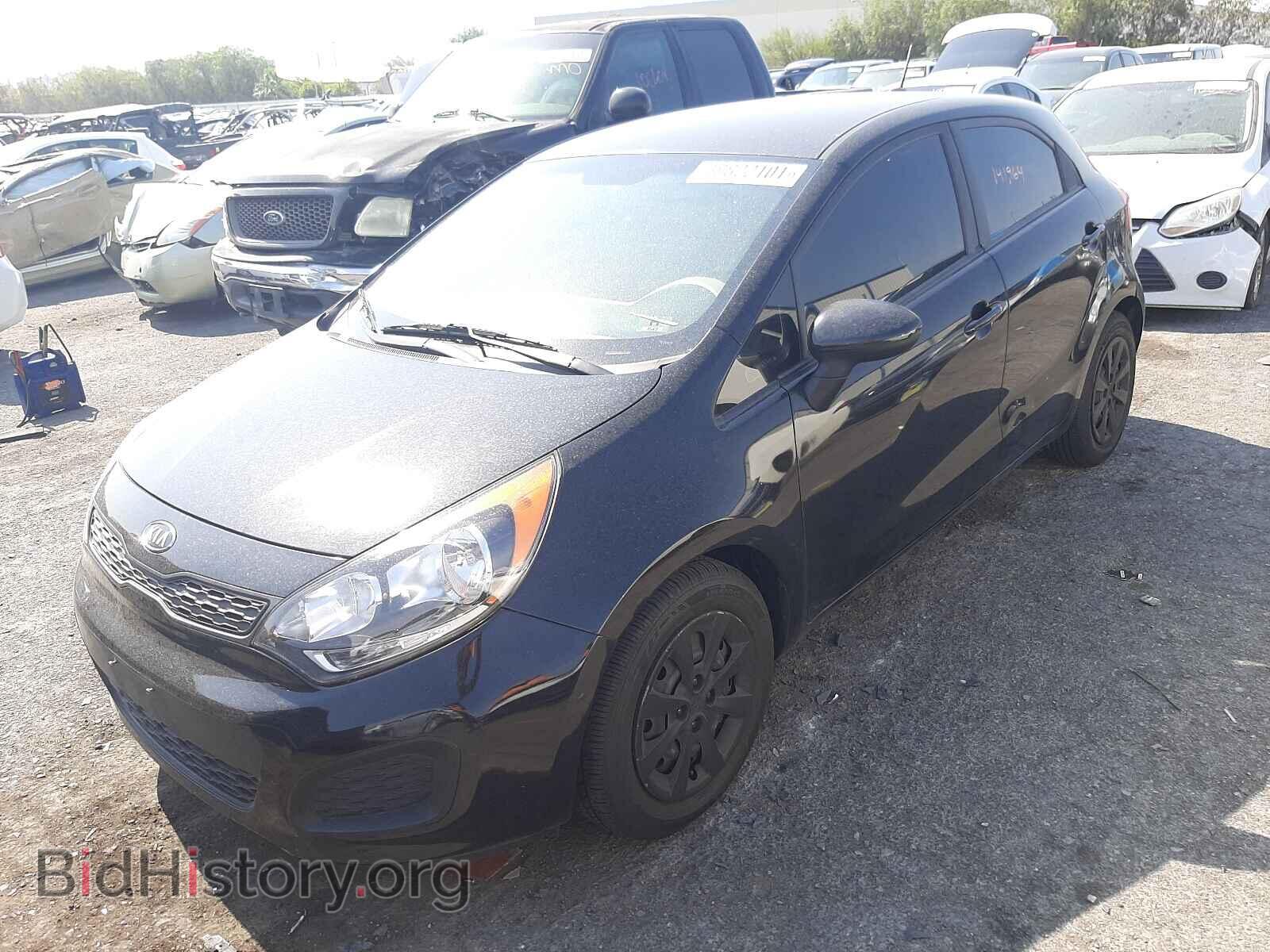 2012 KIA RIO - VIN: KNADM5A35C6092619 - Фото 2