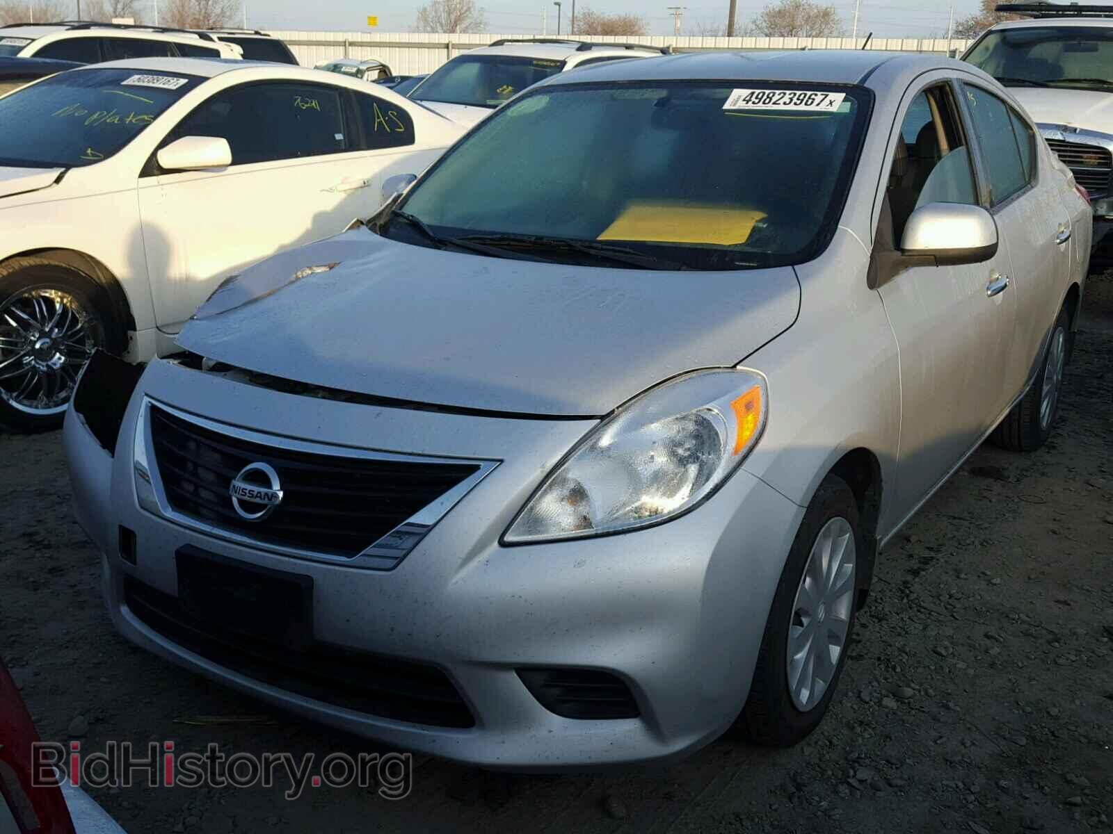 2014 NISSAN VERSA - VIN: 3N1CN7AP7EL818356 - Фото 2