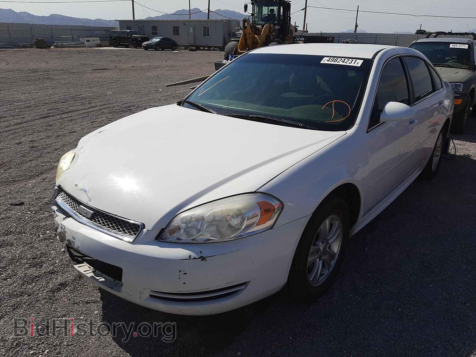 2012 CHEVROLET IMPALA - VIN: 2G1WF5E37C1260387 - Фото 2