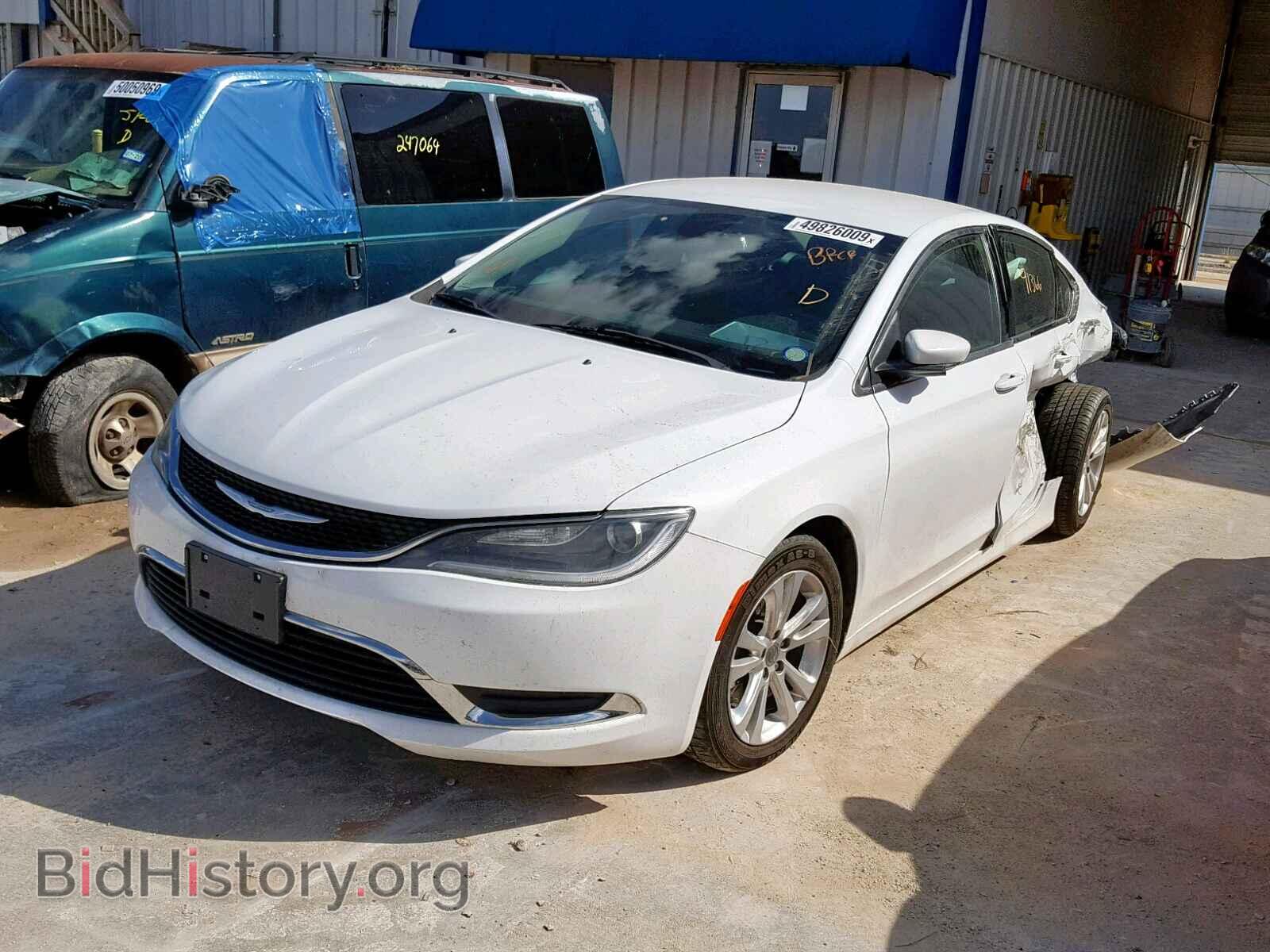 2015 CHRYSLER 200 - VIN: 1C3CCCAB1FN704827 - Фото 2