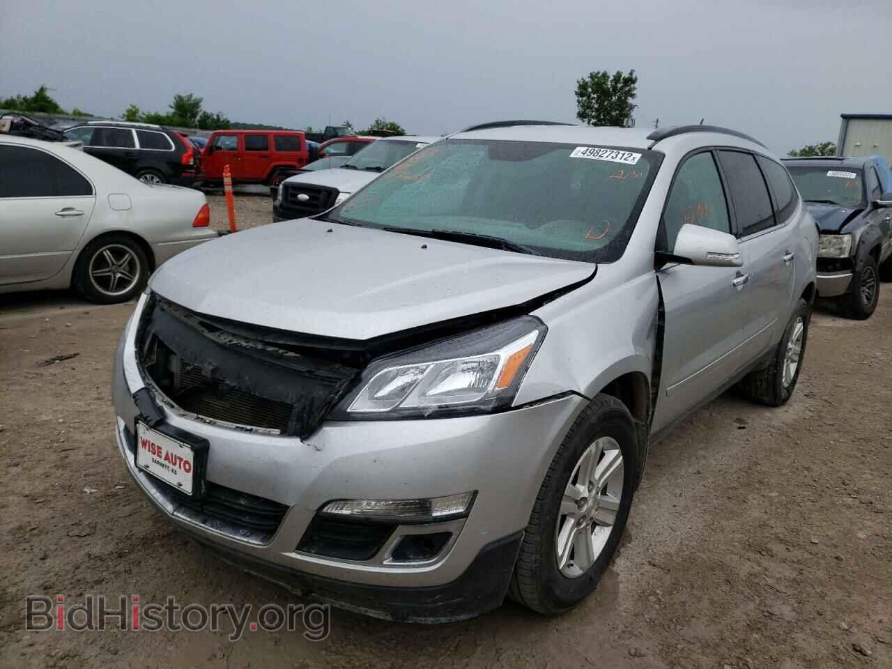2014 CHEVROLET TRAVERSE - VIN: 1GNKRGKD8EJ373254 - Фото 2