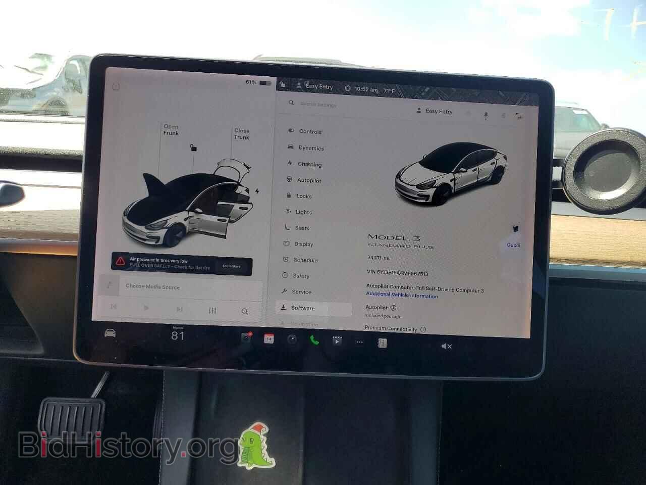 2021 TESLA MODEL 3 - VIN: 5YJ3E1EA4MF867513 - Photo 9