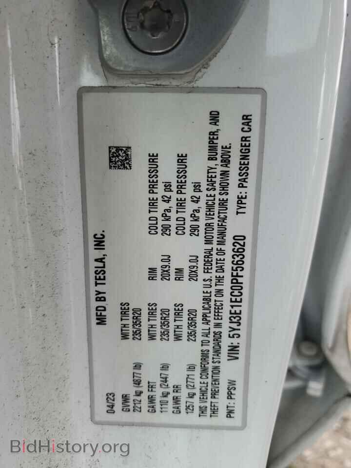 2023 TESLA MODEL 3 - VIN: 5YJ3E1EC0PF563620 - Photo 12