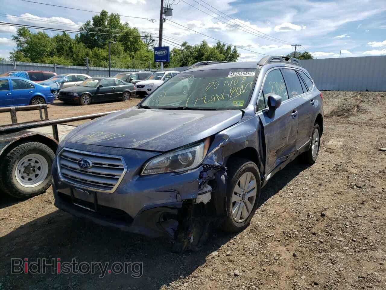 2015 SUBARU OUTBACK - VIN: 4S4BSACC2F3210052 - Фото 2