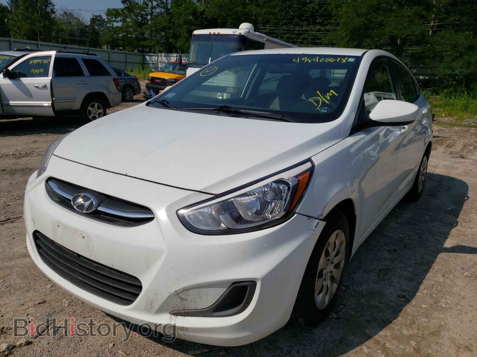 2016 HYUNDAI ACCENT - VIN: KMHCT4AE9GU954816 - Фото 2