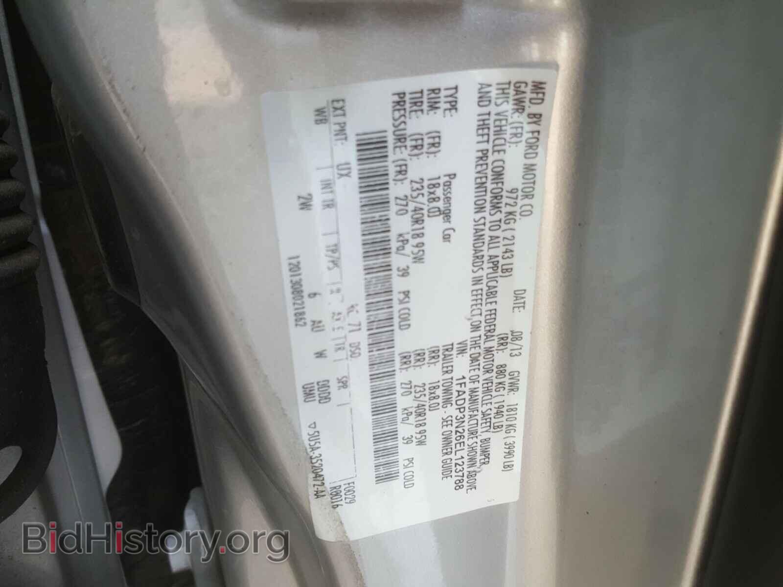 2014 FORD FOCUS - VIN: 1FADP3N26EL123788 - Фото 10