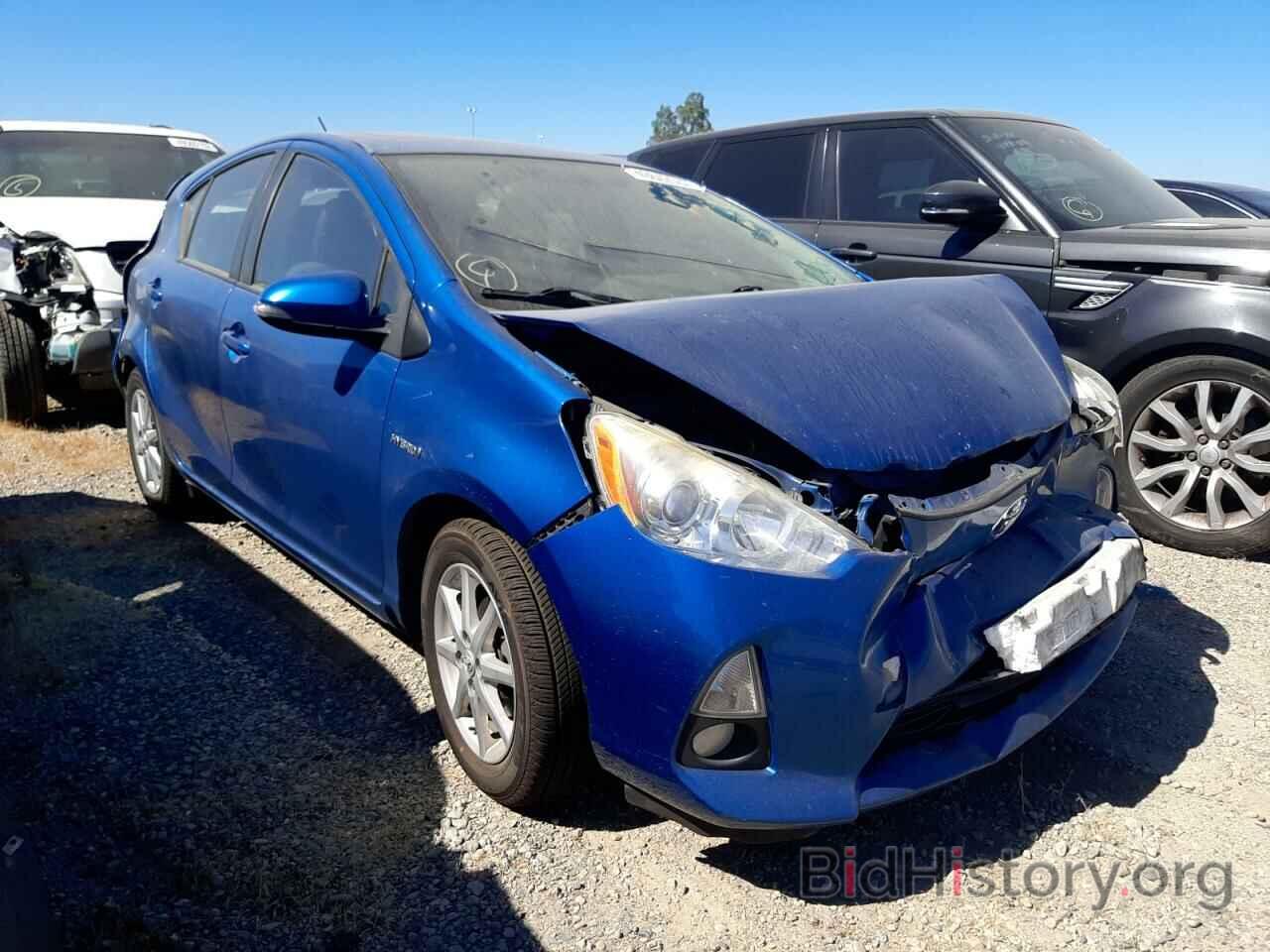 Photo JTDKDTB31C1008712 - TOYOTA PRIUS 2012