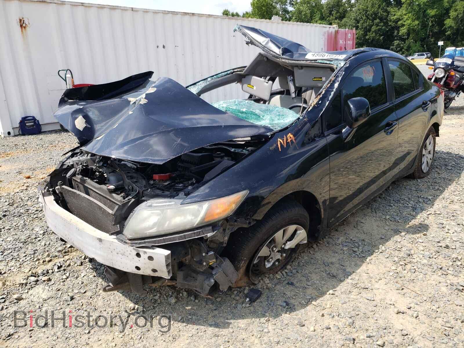 2012 HONDA CIVIC - VIN: 2HGFB2F56CH322419 - Фото 2