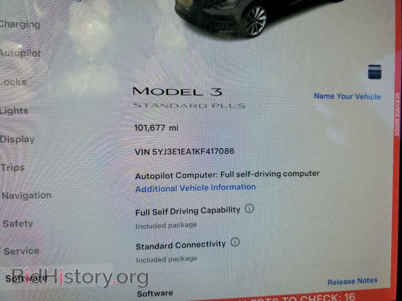 2019 TESLA MODEL 3 - VIN: 5YJ3E1EA1KF417086 - Photo 9
