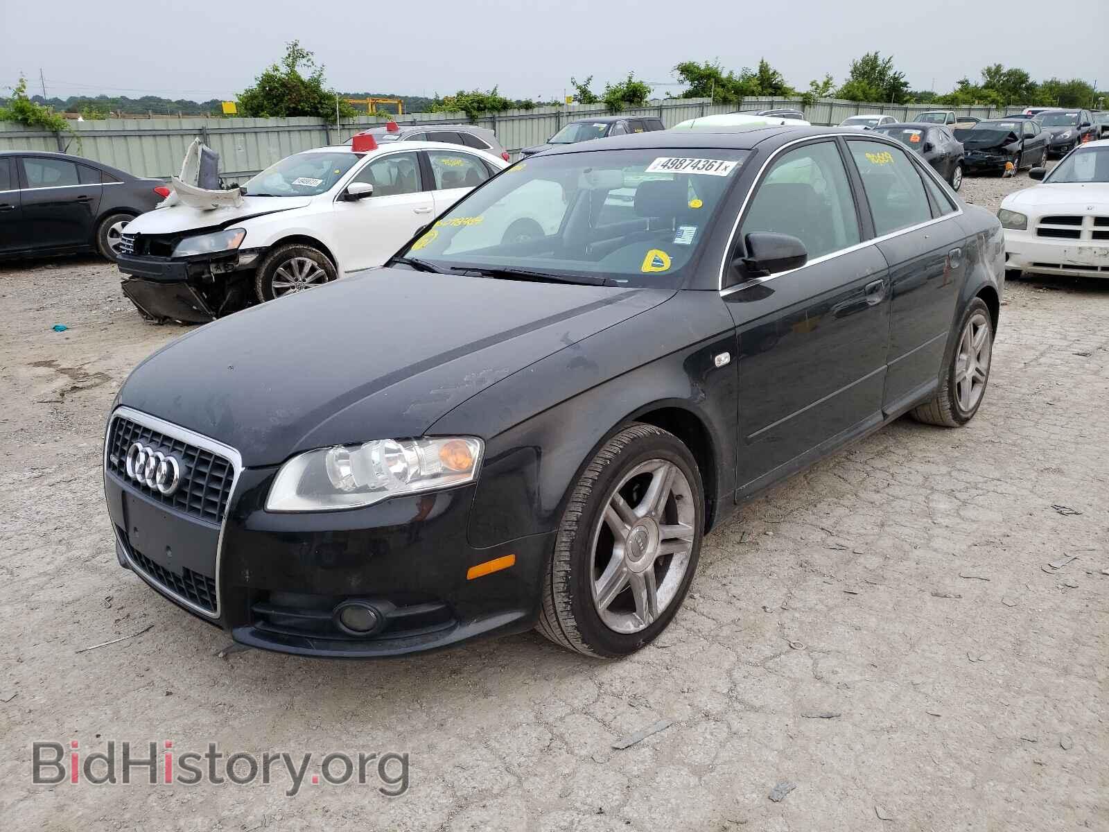 2008 AUDI A4 - VIN: WAUDF78E68A078469 - Фото 2