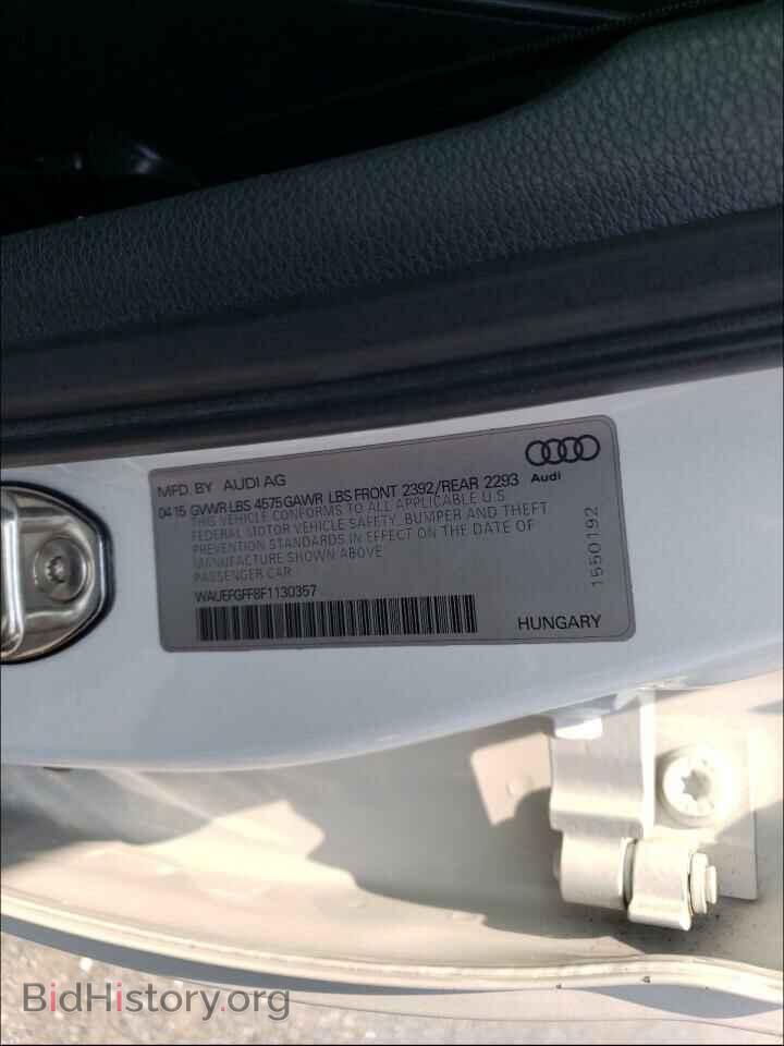2015 AUDI A3 - VIN: WAUEFGFF8F1130357 - Фото 10